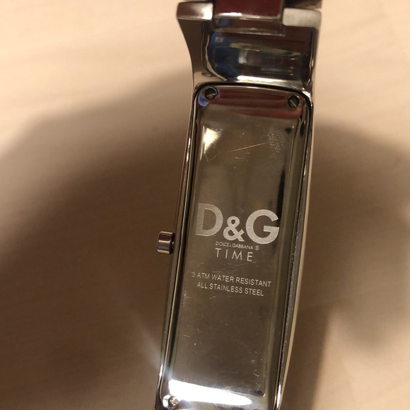 Silver D&G Dolce and Gabbana Bangle Watch - Picture 8 of 9